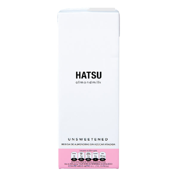 BEBIDA ALMENDRA SIN AZUCAR 1L HATSU